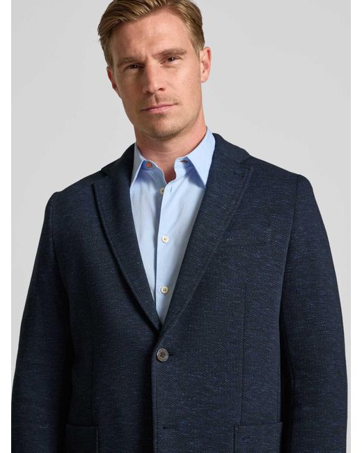 Camel Active Regular Fit 2-Knoops Colbert Met Reverskraag in het Blue voor heren