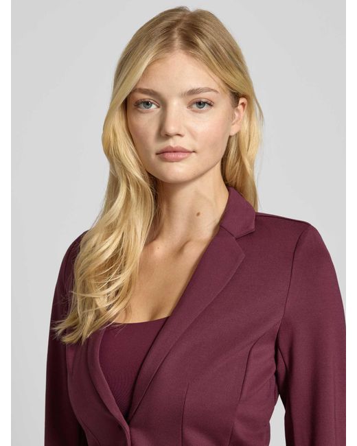 ONLY Regular Fit Blazer Van Viscosemix, Model 'Poptrash Life' in het Red