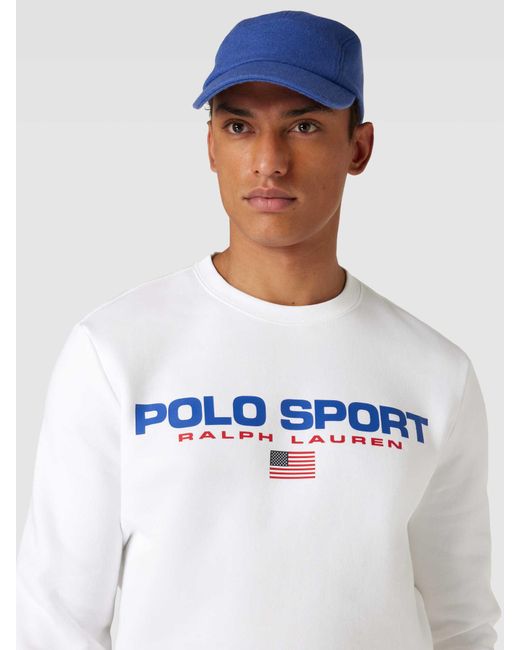 Polo Ralph Lauren Sweatshirt Met Labelprint in het White voor heren