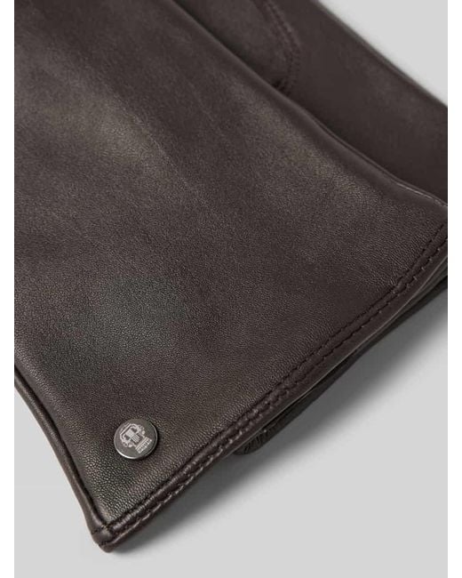 Roeckl Gray Lederhandschuhe aus haarscharf Nappaleder