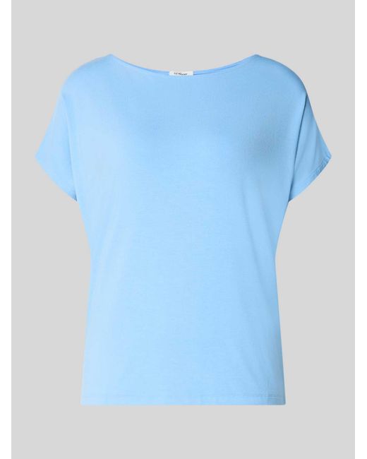 S.oliver Loose Fit T-Shirt Van Viscosemix in het Blue