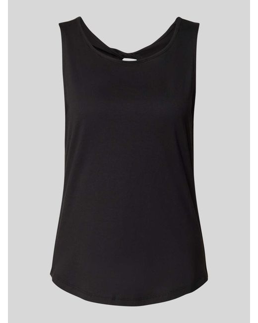 S.oliver Regular Fit Top Van Katoenmix in het Black