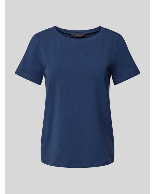 Weekend by Maxmara T-shirt Met Ronde Hals in het Blue