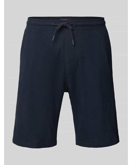 Mcneal Regular Fit Shorts Mit Strukturmuster in Blue für Herren