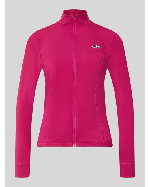 Lacoste Trainingsjacks in het Pink