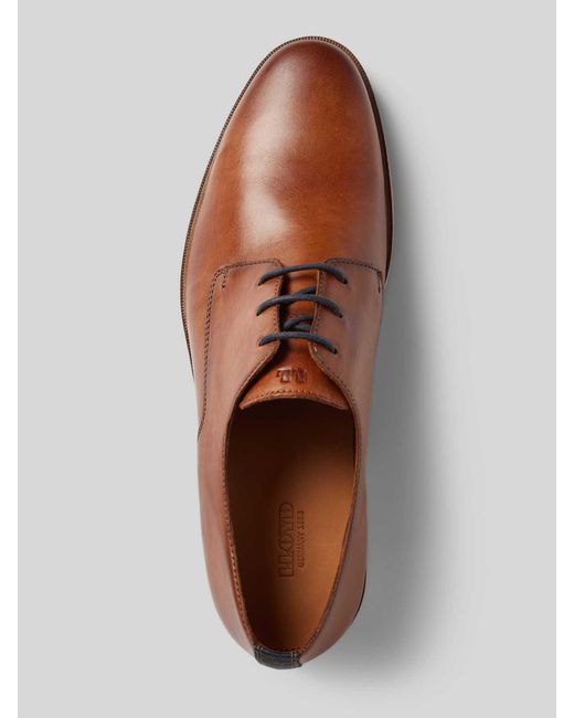 Lloyd Derby-Schuhe aus Leder Modell 'DAKIN' in Brown für Herren
