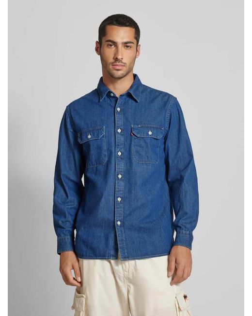 Levi's Jeanshemd mit Brusttaschen in Blue für Herren