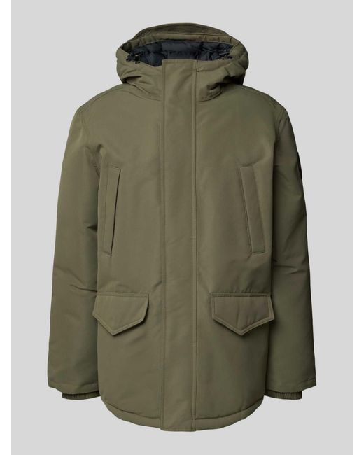 Napapijri Jack Met Capuchon, Model 'Cornier' in het Green voor heren