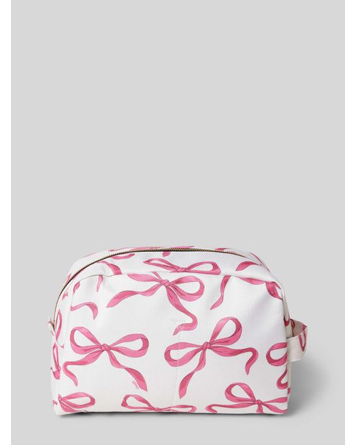 Wouf Make-uptasje Met Labelbadge in het Pink