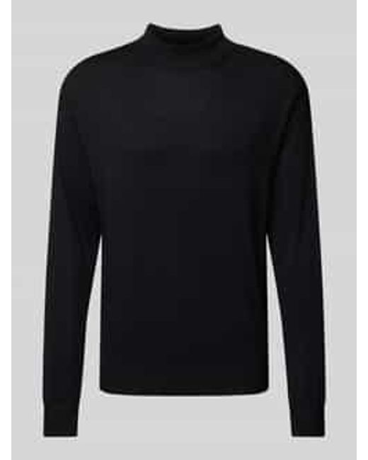 Scotch & Soda Gebreide Pullover Met Opstaande Kraag in het Blue voor heren