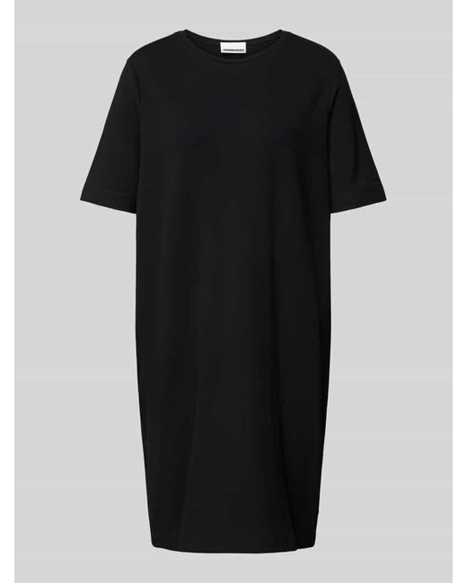 ARMEDANGELS Black T-Shirt-Kleid mit Rundhalsausschnitt Modell 'MAARILIANA'
