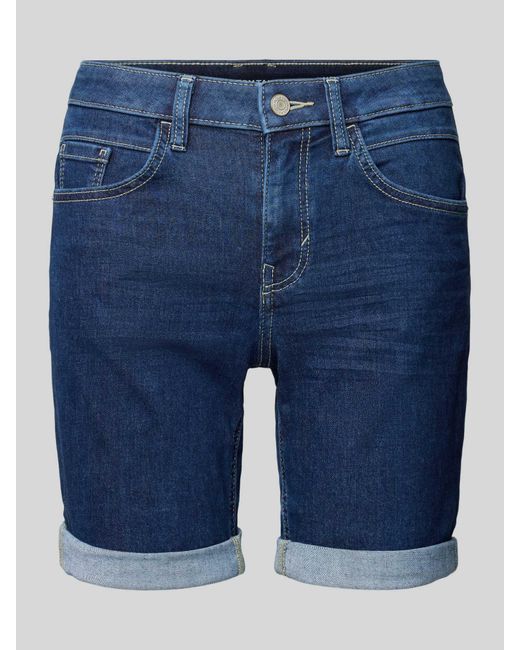Tom Tailor Blue Slim Fit Jeansshorts im 5-Pocket-Design