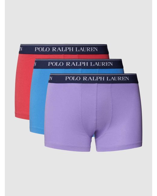 Polo Ralph Lauren Regular Fit Boxershort Met Elastische Band Met Logo in het Blue voor heren