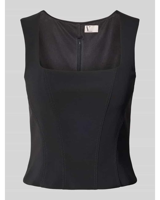VM VERA MONT Black Top mit Karree-Ausschnitt