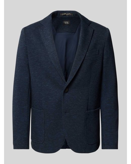 Camel Active Regular Fit 2-Knoops Colbert Met Reverskraag in het Blue voor heren