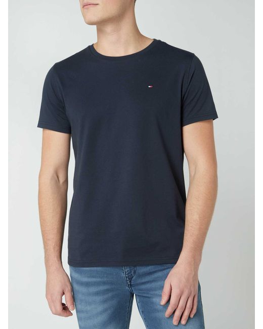 Tommy Hilfiger T-Shirt aus Organic Cotton in Blue für Herren