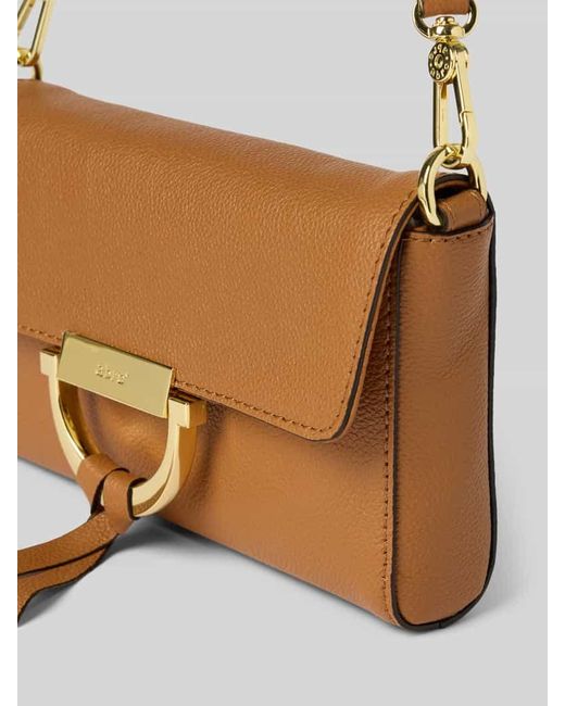 Abro⁺ Natural Handtasche mit Label-Detail Modell 'TEMI'