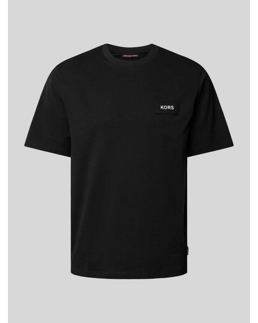 Michael Kors T-shirt Met Labelpatch in het Black voor heren