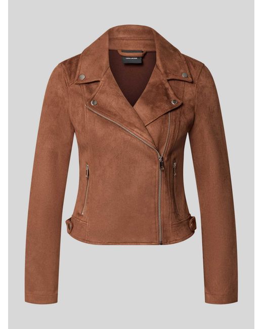 Vero Moda Leren Jassen in het Brown