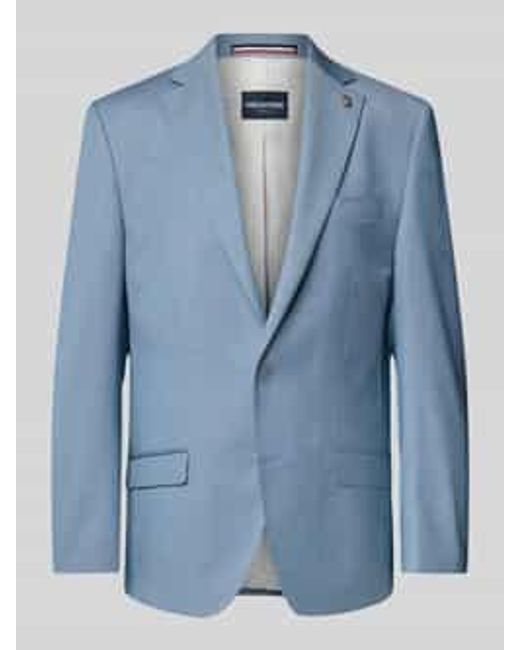 Hechter Paris Regular Fit 2-knoops Colbert Met Klepzakken in het Blue voor heren