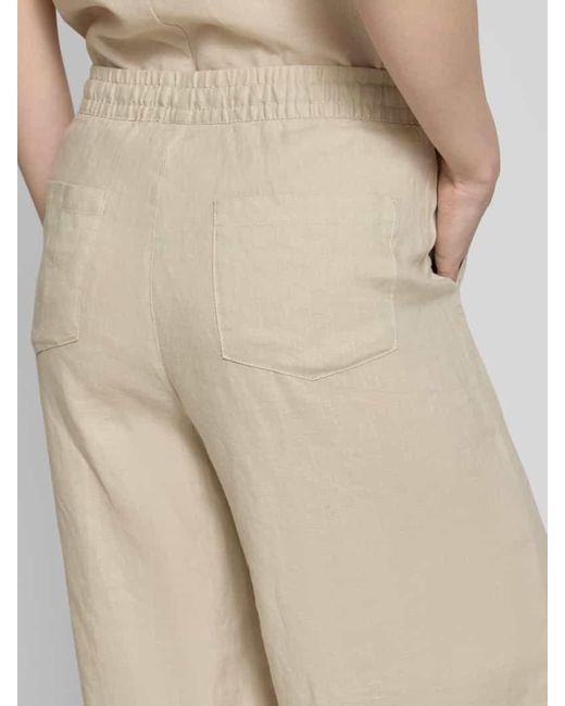Christian Berg Women Natural Wide Leg Stoffhose mit Tunnelzug