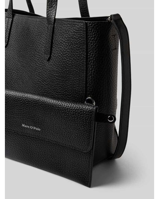 Marc O' Polo Black Shopper aus echtem Rindsleder