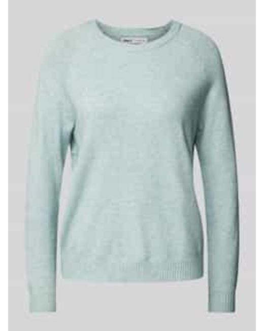 ONLY Regular Fit Gebreide Pullover Van Viscosemix in het Blue