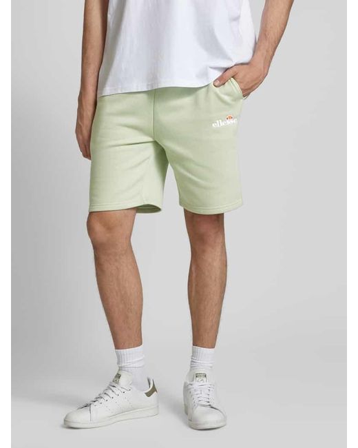 Ellesse Regular Fit Sweatshorts Mit Label-Stitching Modell 'Niorir' in Green für Herren