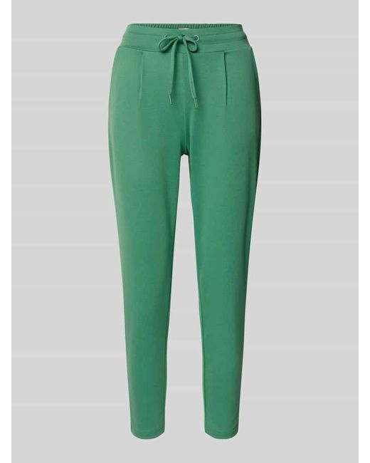 Ichi Green Jogpants mit Paspeltaschen Modell 'KATE'