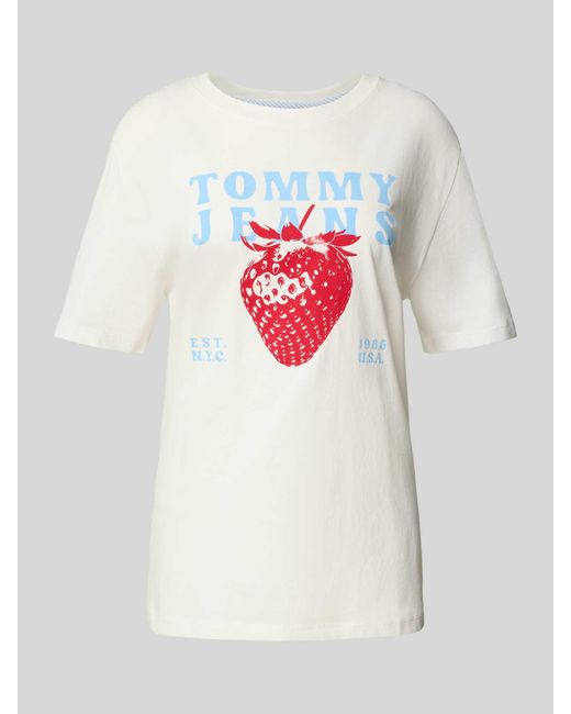 Tommy Hilfiger Regular Fit T-shirt Van Puur Katoen in het White