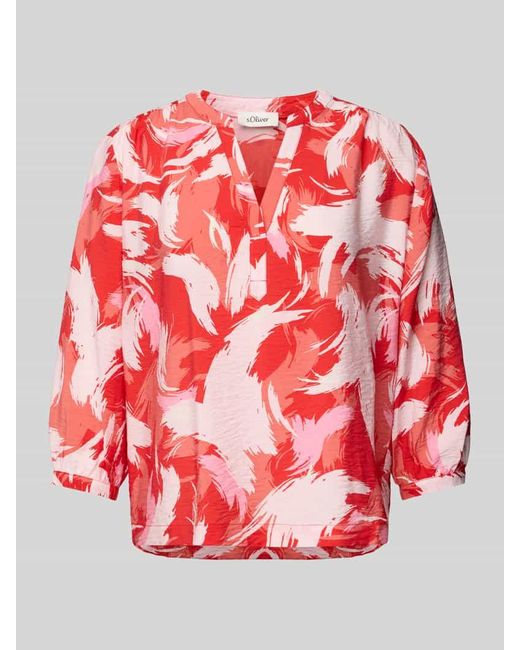 S.oliver Red Regular Fit Blusentop aus Viskose-Mix