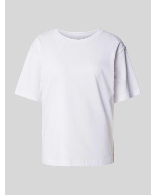 Jake*s White Oversized T-Shirt mit überschnittenen Schultern