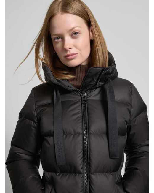 Marc O' Polo Black Regular Fit Daunenmantel mit Daunen-Feder-Füllung