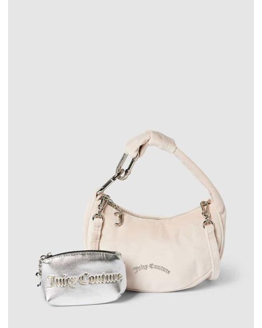 Juicy Couture Natural Handtasche mit Label-Detail Modell 'BLOSSOM'