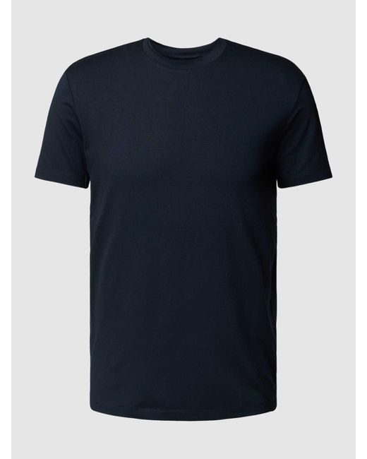 Emporio Armani T-shirt Met Ronde Hals in het Blue voor heren