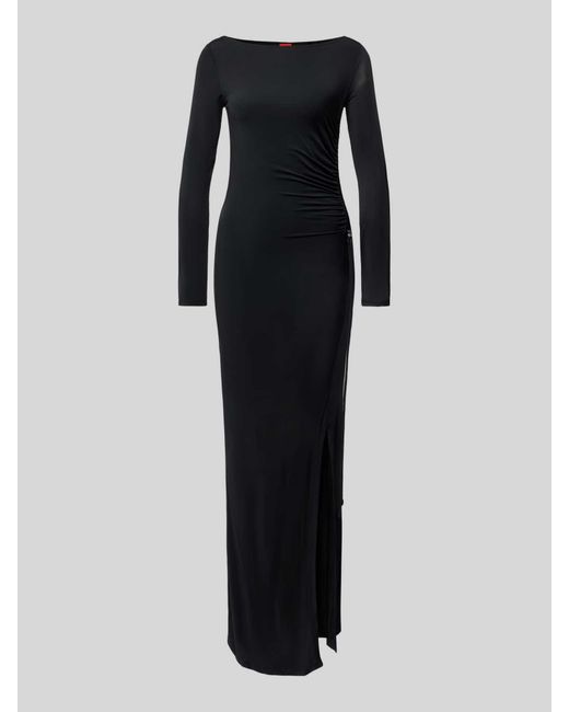HUGO Maxi-jurk Met Boothals in het Black