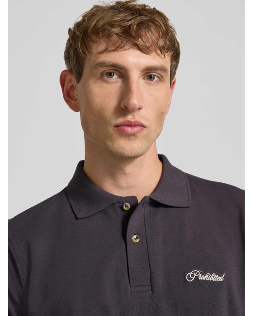 Prohibited Poloshirts in het Black voor heren