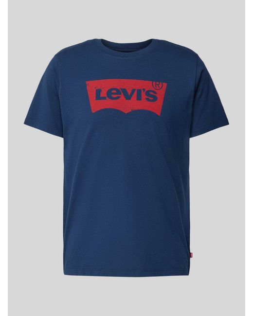 Levi's T-Shirt mit Label-Print in Blue für Herren