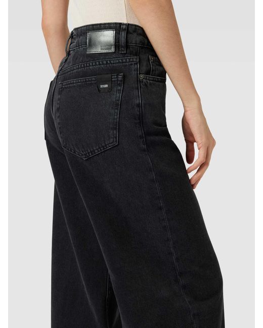 Drykorn Black Baggy Fit Jeans im 5-Pocket-Design Modell 'MEDLEY'