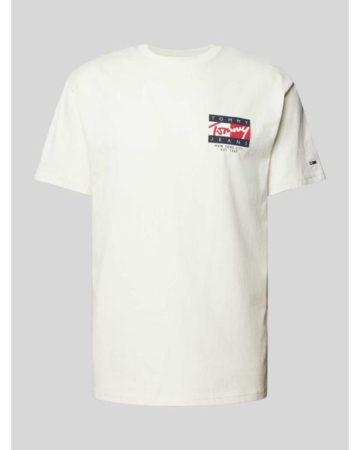 Tommy Hilfiger T-shirt Met Labelprint in het White voor heren
