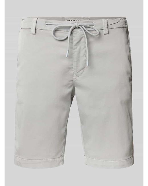 M·a·c Regular Fit Shorts mit Tunnelzug in Gray für Herren
