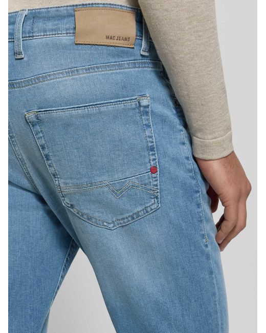 M·a·c Regular Fit Jeans in het Blue voor heren