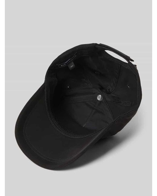 ARMANI EXCHANGE Base Cap mit Logo-Applikation Modell 'Debossed' in Black für Herren