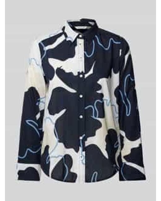 Tom Tailor Regular Fit Overhemdblouse Met Katoen in het Blue