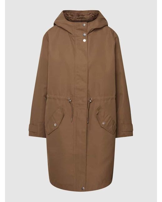 Vero Moda Brown Mantel mit Eingrifftaschen Modell 'EVERLY'