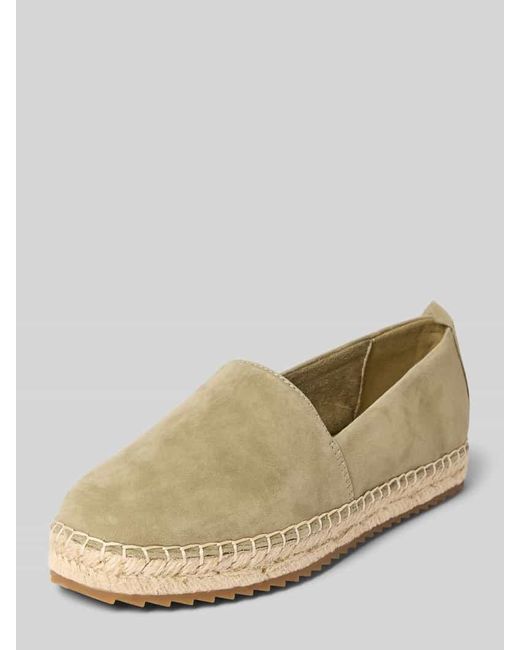 Marc O' Polo Natural Espadrilles aus echtem Leder