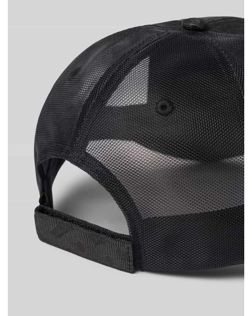 Boss Cap mit Strukturmuster Modell 'ZED' in Black für Herren