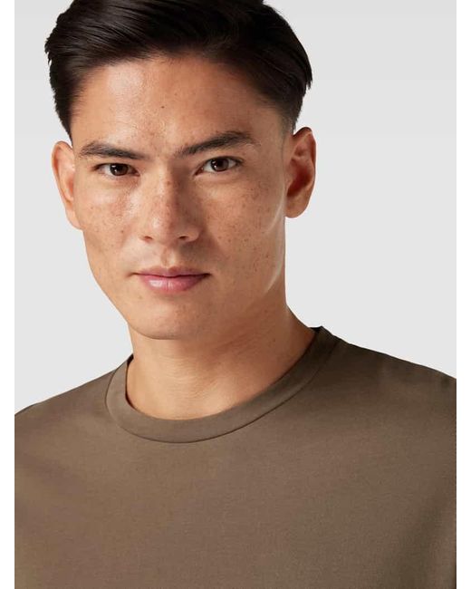 Drykorn T-Shirt mit überschnittenen Schultern Modell 'THILO' in Brown für Herren