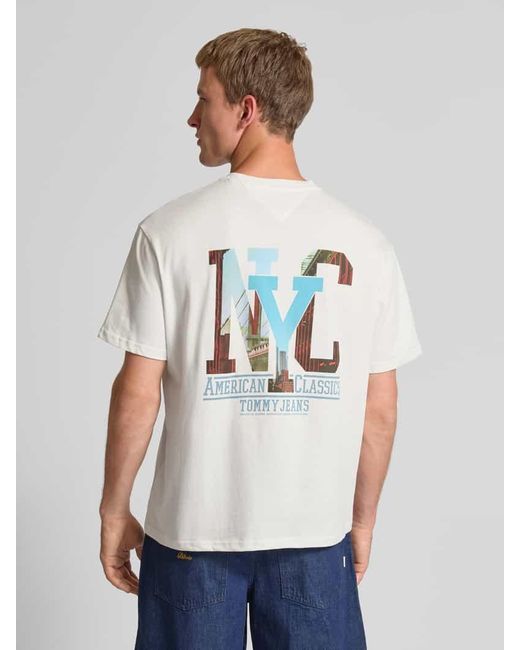 Tommy Hilfiger Regular Fit T-Shirt aus reiner Baumwolle in White für Herren