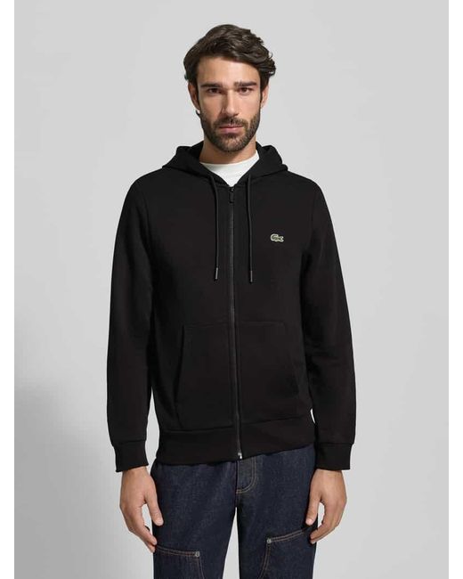 Lacoste Sweatjacke Mit Reißverschluss in Black für Herren